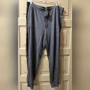 Planet Gold Marbled Charcoal Cozy Drawstring Joggers With Pockets NWT Size: 2X